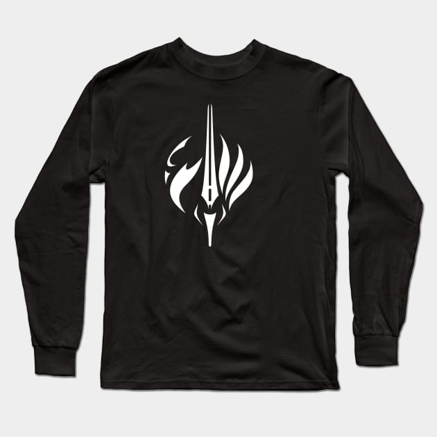 Black Desert Valkyrie Class Icon Long Sleeve T-Shirt by Jaxilar